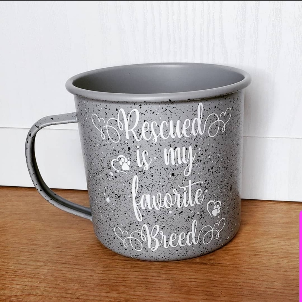Rescue dog mug